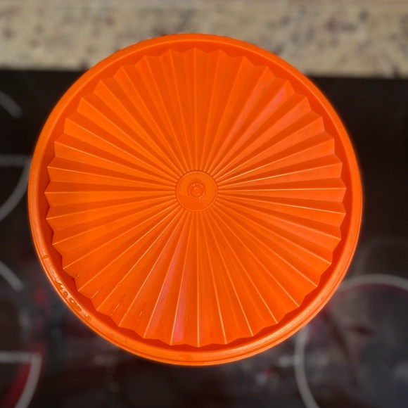 Boîte De Conservation Tupperware Orange Avec Couvercle à Pression – Occasion